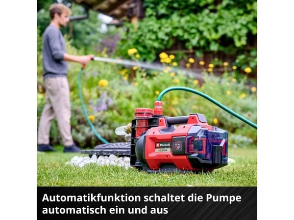 Einhell AQUINNA 18/30 F LED AUTOMAATTINEN akkupumppu 3000 l/h 28 m - SOLO