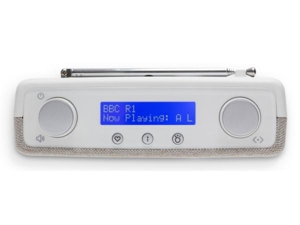 Roberts Radio Play 11, Bærbar, Analog og digital, DAB, DAB+, FM, Hvit, Rotasjon, Utvendig