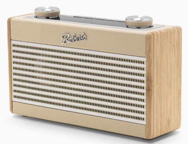 Roberts Radio Rambler Uno, Bærbar, Digital, DAB, DAB+, FM, 3,5 mm, Bamboo, Cremefarvet, Aluminium, Bamboo