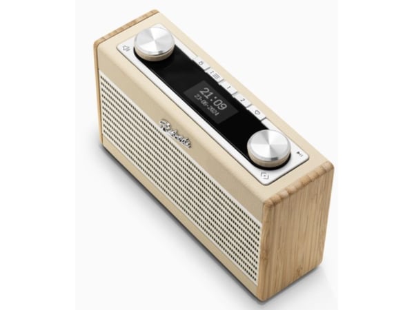 Roberts Radio Rambler Uno, Bærbar, Digital, DAB, DAB+, FM, 3,5 mm, Bamboo, Cremefarvet, Aluminium, Bamboo