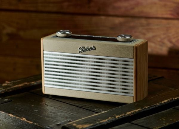 Roberts Radio Rambler Uno, Bærbar, Digital, DAB, DAB+, FM, 3,5 mm, Bamboo, Cremefarvet, Aluminium, Bamboo