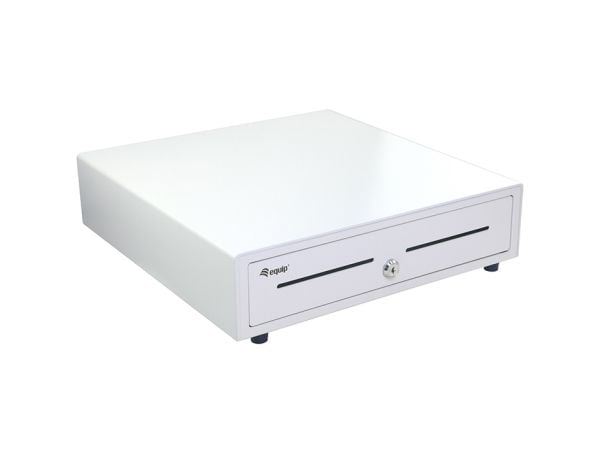 Equip 351011, Manuell og automatisk pengeskuff, Metall, Hvit, Plast, DC, 12 V