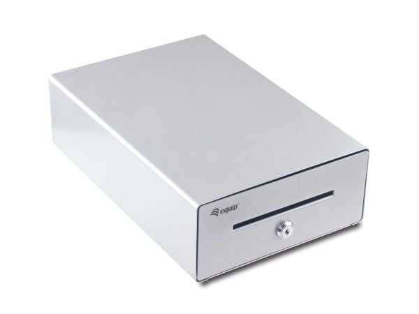 Equip 351012, Manuell og automatisk pengeskuff, Metall, Sølv, Plast, DC, 12 V