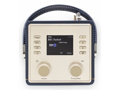 Roberts Radio Revival Mini 2, Bærbar, Analog og digital, DAB, DAB+, FM, LCD, 3,5 mm, Marineblå