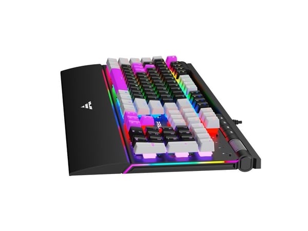 PREYON Long Scratch Brown Gaming Keyboard