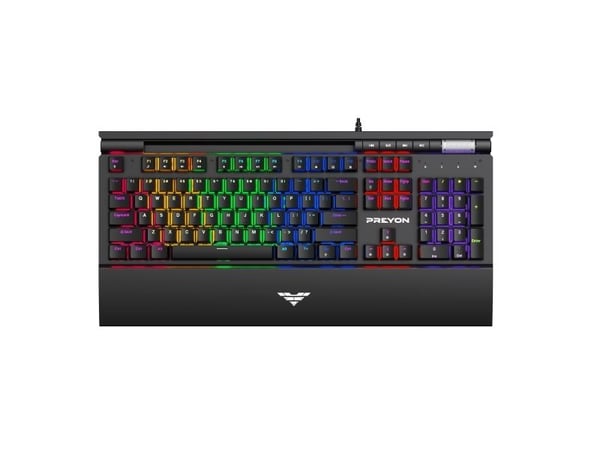 PREYON Long Scratch Brown Gaming Keyboard