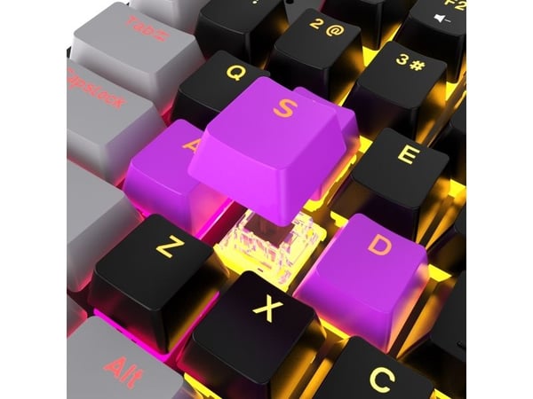PREYON Long Scratch Brown Gaming Keyboard