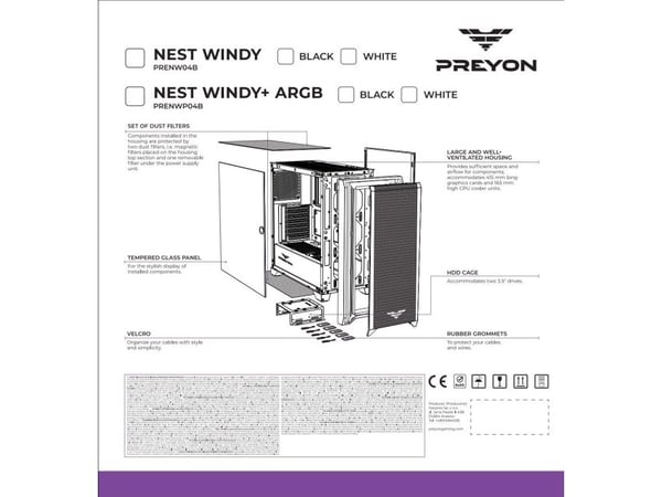 PREYON Nest Windy PC Case
