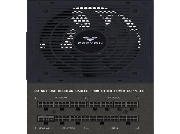 PREYON Eagle Power Gaming 80+ Gold PSU 1000W