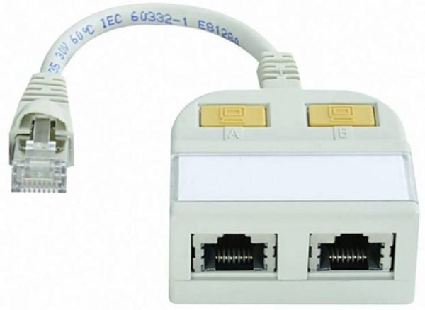 Telegärtner 21.17.3039, 0,15 m, RJ-45, 2 x RJ-45