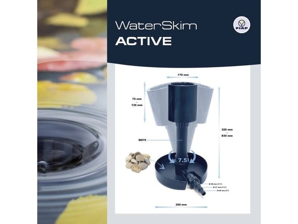 FIAP 2390 WaterSkim aktiv overflateskimmer (Ø x H) 350 mm x 865 mm 1 stk