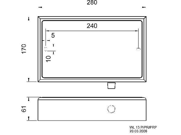 Visaton WL 13 P - 100 V vegghøyttaler 6 W hvit 1 stk