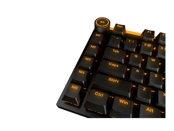 be quiet! Light Mount - Tastatur - 100% - full size - bakgrunnsbelyst - USB - QWERTY - USA - tastsvitsj: be quiet! Silent Linear - svart - boks