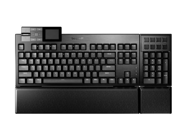 be quiet! Dark Mount Silent Linear US ANSI, Ledningsført, USB, Mekanisk, QWERTY, RGB LED, Sort
