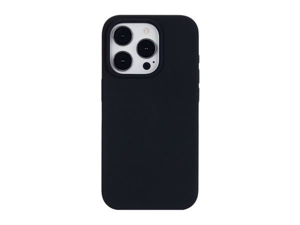 eSTUFF Infinite Rome - Baksidedeksel for mobiltelefon - magnetic, 81% recycled material - MagSafe-samsvar - polykarbonat, silikon - svart - for App...