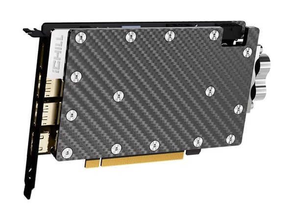 Inno3D iCHILL FROSTBITE PRO - Grafikkort - GeForce RTX 5080 - 16 GB GDDR7 - PCI Express 5.0 - HDMI, 3 x DisplayPort - uten vifte