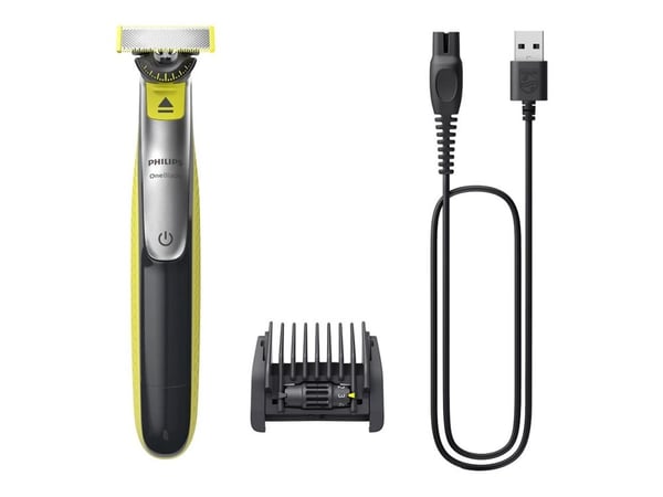 Barbermaskin Philips Oneblade QP2734/23, 360 blad, 5-i-1 kam (1,2,3,4,5 mm), 60 min. driftstid/ 4 timer. lader