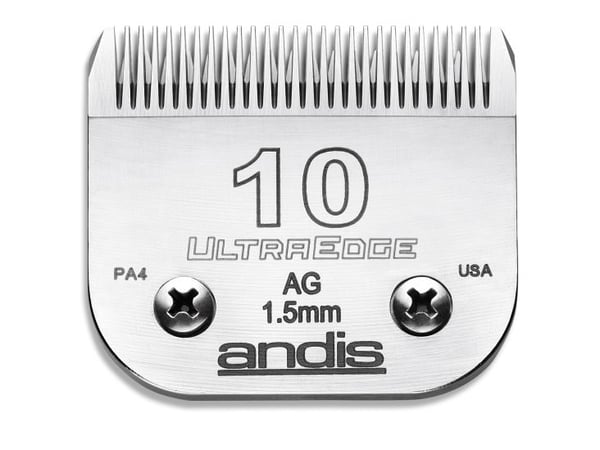 Andis stålblad snap-on til groomer-maskin, nr. 10 (1,5 mm), universal