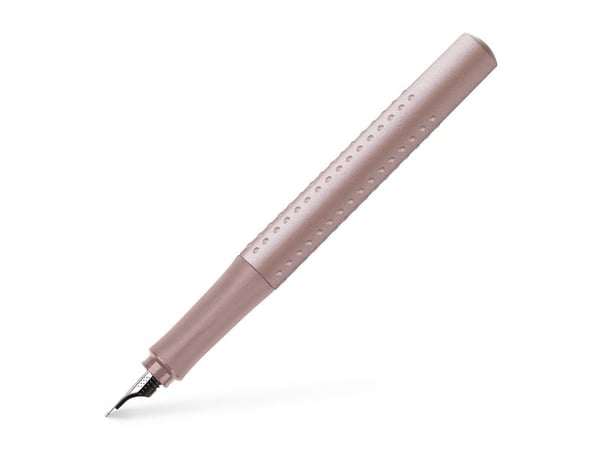 Faber-Castell 140809, Rose, Patronrefill/konverter-system, Kursiv spiss, Rustfritt stål, Fin, Ambidextrous