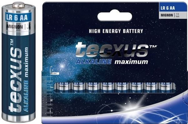 tecxus Alkaline Maximum - Batteri 10 x AA-type - Alkalisk