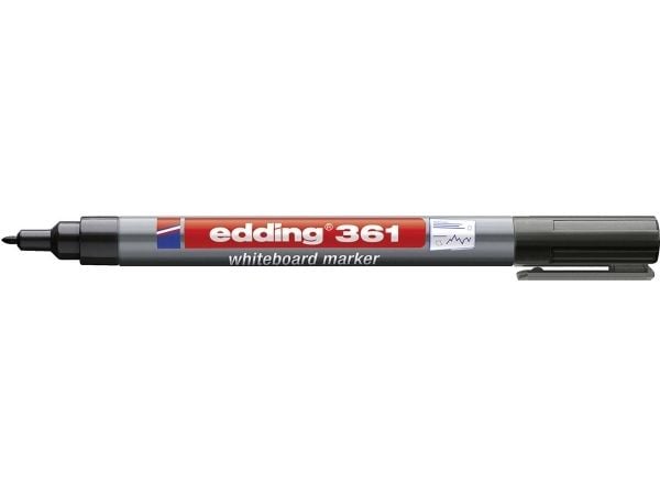 Edding e-361, 1 stk, Sort, Sort, Grå, 1 mm