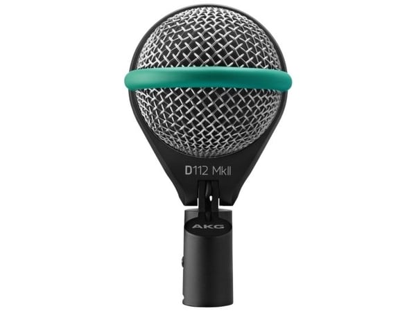 AKG D112 MKII, 160 dB, 20 - 17000 Hz, 210 ohm (O), Kardioid, Dynamisk, Kabelansluten