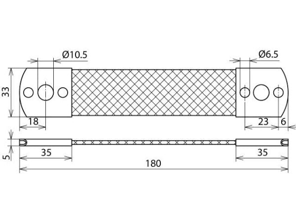 Siltanauha Al 50mmq L180mm 377 045 (377045)