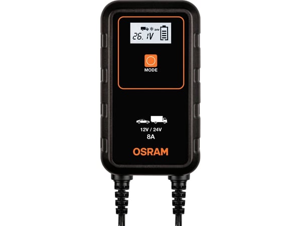 Osram BatteryCharge 908 Batterilader - 12V / 24 V - 8 A