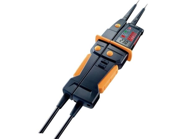 testo 750-3 Kaksinapainen jännitetesteröintilaite CAT IV 600 V, CAT III 1000 V LED, LCD-näyttö