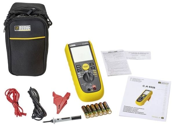 Chauvin Arnoux C.A 6528 Isolationsmåler 250 V, 500 V, 1000 V 11 GΩ
