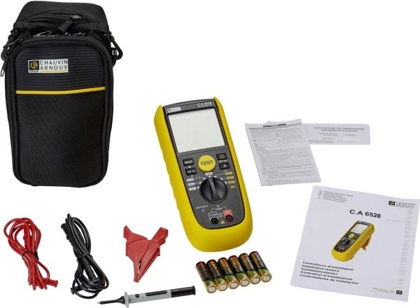 Chauvin Arnoux C.A 6528 Isolationsmåler 250 V, 500 V, 1000 V 11 GΩ