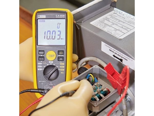 Chauvin Arnoux C.A 6528 Isolationsmåler 250 V, 500 V, 1000 V 11 GΩ