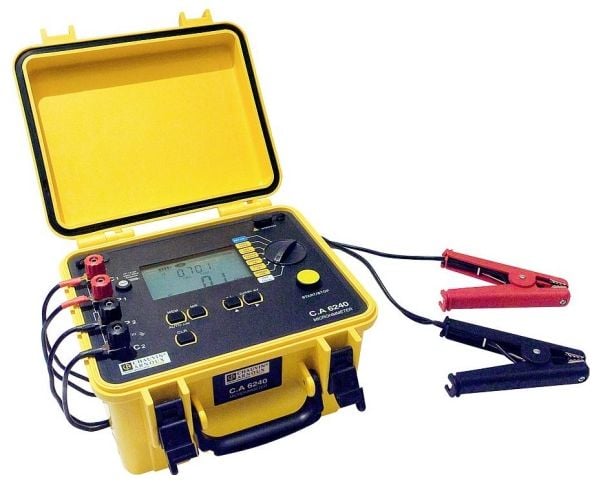 Chauvin Arnoux C.A 6240 mikro- Ohmmeter