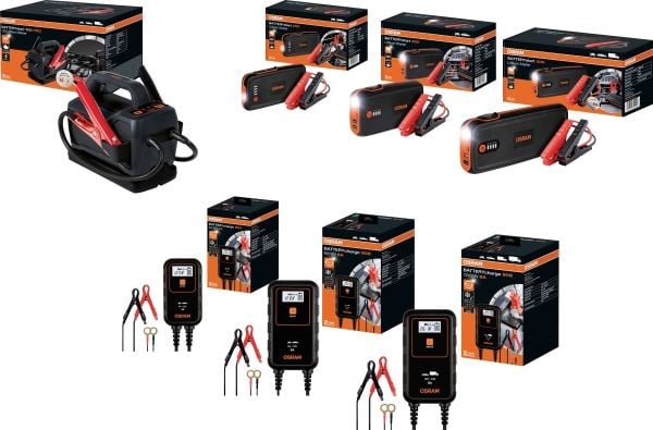 Osram BatteryCharge 904 Akkulaturi - 6V / 12V