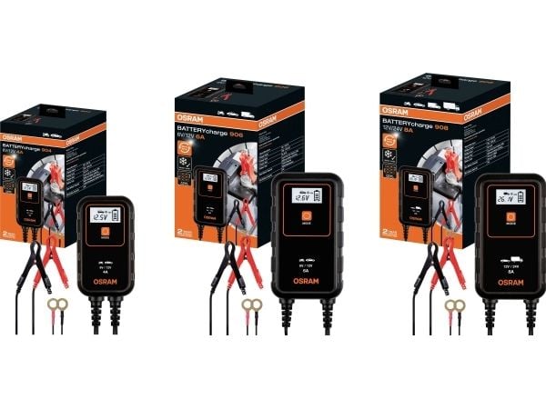 Osram BatteryCharge 904 Akkulaturi - 6V / 12V