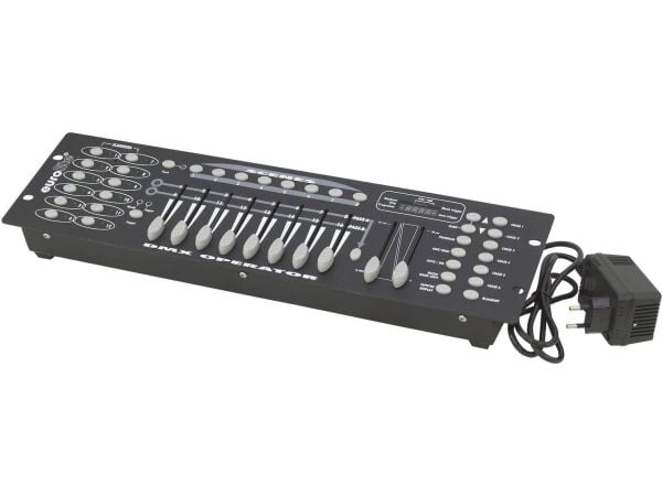 Eurolite DMX Controller DMX Operator 192 16-kanavainen 48.30cm (19") muotoilu, musiikkiohjaus (70064520)