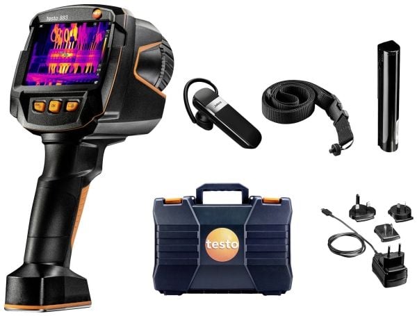 testo 883-2 Värmekamera -30 till 650 °C 27 Hz WiFi, pekskärm (0560 8836)