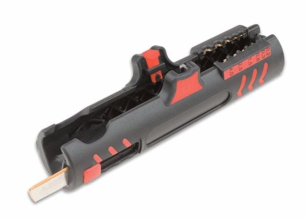 Cimco 120025 Cimco Kabelbeläggningsborttagare Lämplig för runda kablar 8 till 13 mm 1,5 till 4 mm²