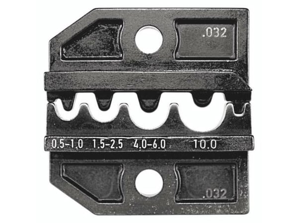 Rennsteig Werkzeuge 624 032 3 0 Crimpinsats Oisolerade kabelskor, oisolerade anslutningar 0,5 till 10 mm² Lämplig för märket Rennsteig Werkzeuge PE...
