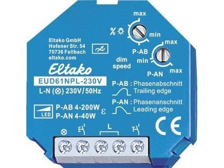 Yleishimmenninkytkin minimikuormitus vain 4W EUD61NPL-230V (61100832) Yleishimmenninkytkin minimikuormitus vain 4W EUD61NPL-230V (61100832)