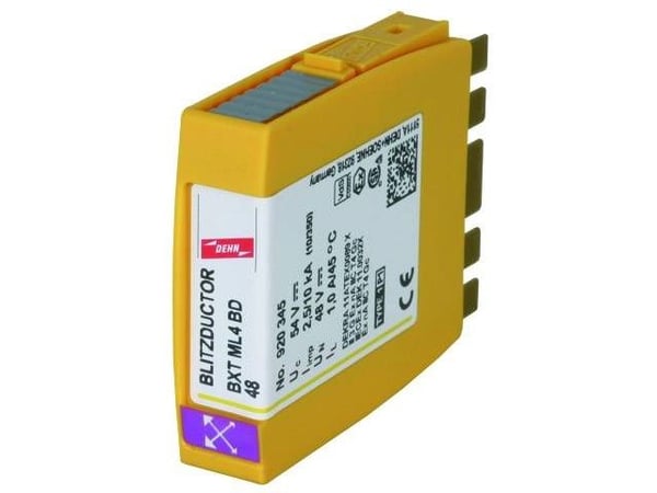DEHN 920345 920345 BLITZDUCTOR XT BXT ML4 BD 48 Kombinationsavledare Överspänningsskydd för: fördelningsskåp 20 kA 1 st