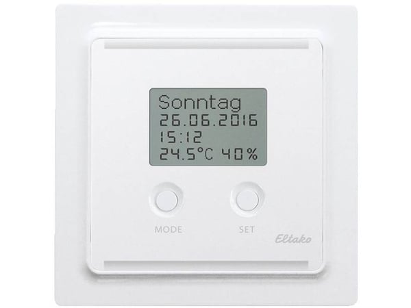 Eltako Funksensor Uhren -Thermo-Hygrostat FUTH55ED/230V-pg (30055803)