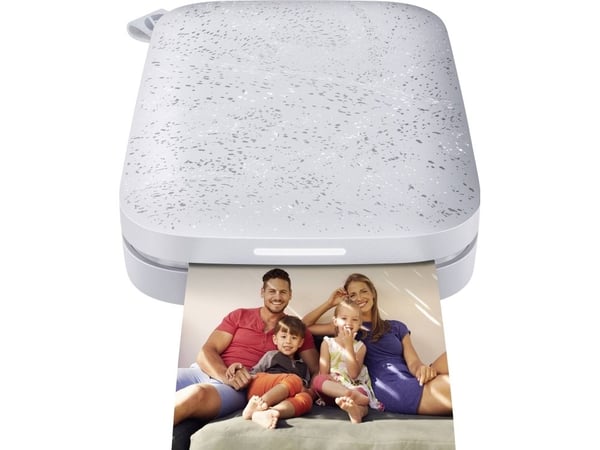 HP HPISPW, ZINK (inget bläck), 313 x 400 DPI, 2" x 3" (5x7.6 cm), Kantfri utskrift, Bluetooth, Vit