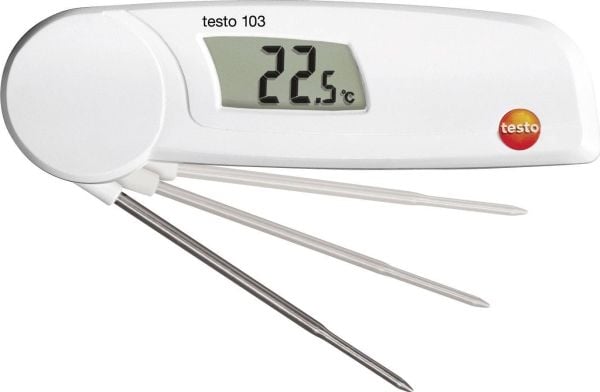 testo 103 Pistolämpömittari (HACCP) Mittausalue lämpötila -30 - 220 °C Anturityyppi NTC HACCP:n mukainen (elintarviketurvallisuus)
