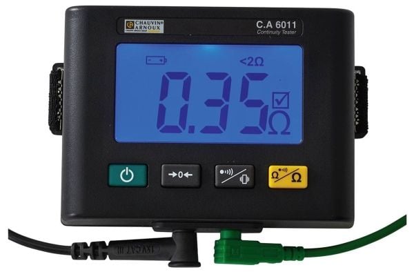 Chauvin Arnoux C.A 6011 Set Isolationsmåler 200 Ω