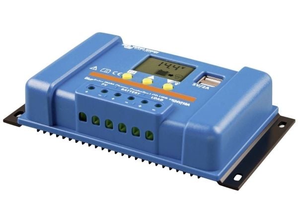 Victron Energy Blue-Solar PWM-LCD&USB Solcelle-opladningsregulator PWM 12 V, 24 V 10 A