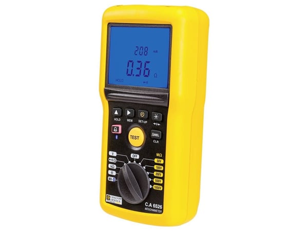 Chauvin Arnoux C.A 6526 Isolationsmåler 50 V, 100 V, 250 V, 500 V, 1000 V 200 GΩ