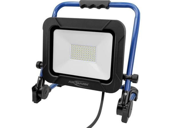 Ansmann FL4500AC, 50 W, LED, IP65, Svart, Blå, Flood work light