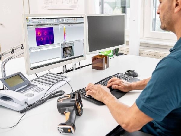 testo 883 lämpökamera -30 - 650 °C 27 Hz WiFi (0560 8830)