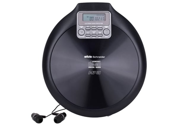 Silva Schneider MCD 50, 285 g, Sort, Bærbar CD-spiller